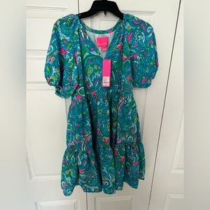 Brand NWT Lilly Pulitzer Shannon Tiered Swing Dress size XS